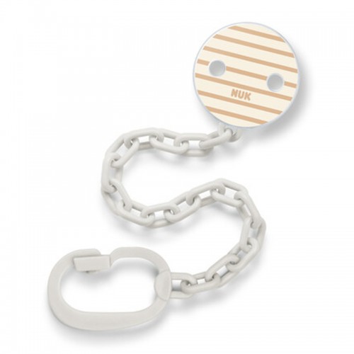 NUK Soother Chain with clip | 0 months+ | Pacifier Chain